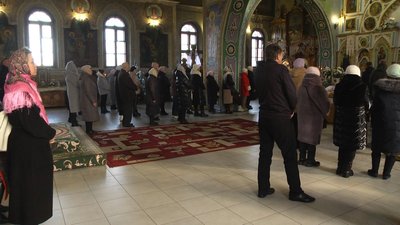 Різдвяна служба у Хмельницькому соборі Різдвяна служба у Хмельницькому соборі