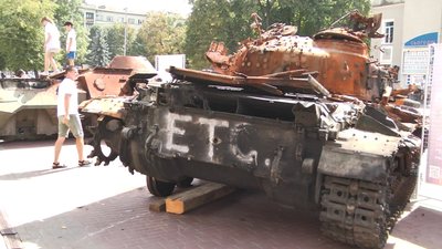 Російський танк Т64, який атакував Харків, був знищений хмельницькими військовими.