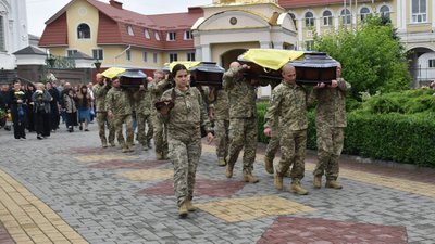 прощання з Геннадієм Кравчуком, Максимом Вознюком та Владиславом Гіндою