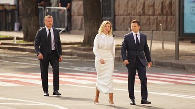 Володимир і Олена Зеленські, День незалежності, 24 серпня 2021 року Володимир і Олена Зеленські, День незалежності, 24 серпня 2021 року
