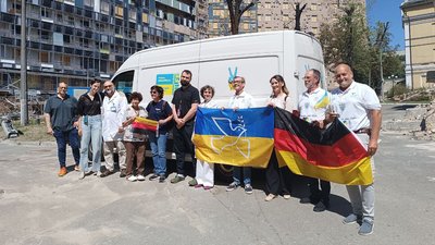 Гуманітарна допомога з Німеччини, Охматдит
