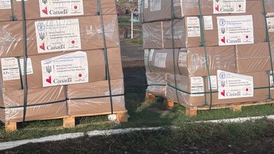 Фермери Львівщини отримали від ООН понад 600 рукавів для зберігання зерна Фермери Львівщини отримали від ООН понад 600 рукавів для зберігання зерна