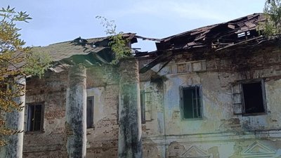 Палац Красицьких у Володимирці станом на 2 серпня 2024