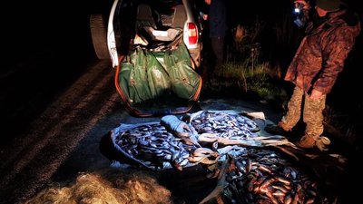 На Кіровоградщині двоє браконьєрів наловили риби на 87 тисяч гривень