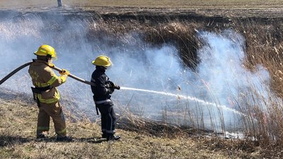 На Херсонщині зафіксовані 2 випадки загоряння в екосистемах