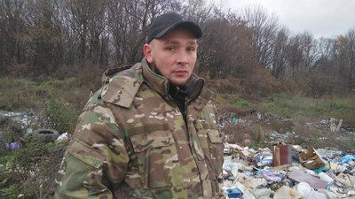 На Тернопільщині до лісу вивозять сміття