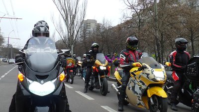 У Миколаєві відбувся новорічний мотопробіг