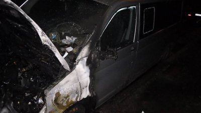 Підпал автівки у Деснянському районі Києва