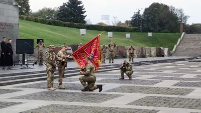 115 окрема Житомирська бригада Сил територіальної оборони ЗСУ отримала Бойовий прапор