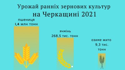 На Черкащині завершили збирання врожаю ранніх зернових та зернобобових культур На Черкащині завершили збирання врожаю ранніх зернових та зернобобових культур