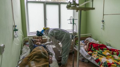Відділення інтенсивної терапії лікарні міста Стрий. Львівська область, вересень 2020 року