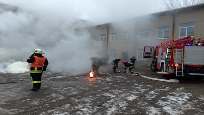 У Збаражі евакуювали 280 курсантів: відбулися тактичні навчання