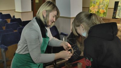 У Луцьку діти створювали традиційні волинські писанки У Луцьку діти створювали традиційні волинські писанки