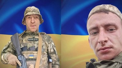 Полеглі військові Андрій Козачук та Микола Литвинюк, з якими прощаються у Чернівцях