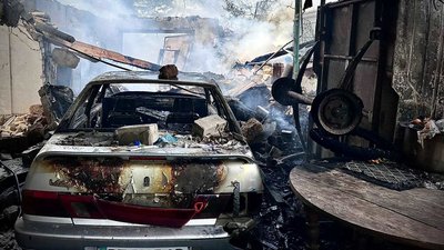 Херсонщина, обстріли РФ, пожежі