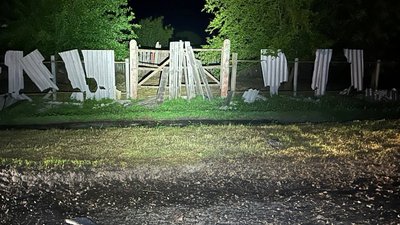Наслідки удару FPV-дрона по Губарівці Богодухівського району