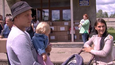У громаді на Волині переселенці отримали допомогу від благодійників з Німеччини У громаді на Волині переселенці отримали допомогу від благодійників з Німеччини