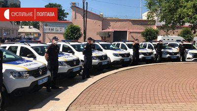 Нові авто для поліцейських Полтавщини Нові авто для поліцейських Полтавщини