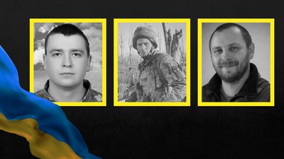 Військові з Чернігівщини: Андрій Стрілець, Артем Волков, Сергій Клопот