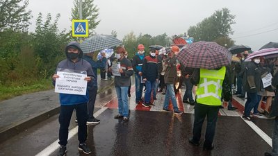 На Львівщині шахтарі перекривають дорогу Львів-Рава-Руська