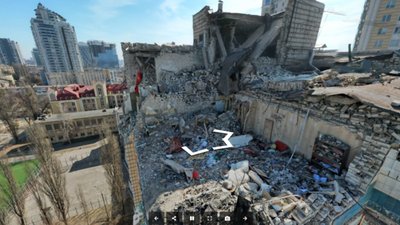 У Києві з’явились 3D-тури зруйнованими через війну будівлями