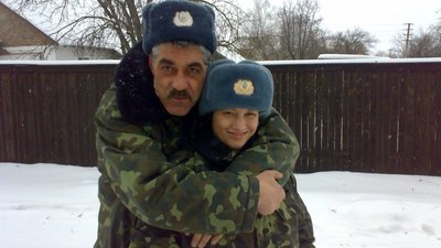 Степан Чобану із дружиною Степан Чобану із дружиною