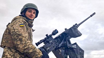Воїн мобільної вогневої групи Олександр