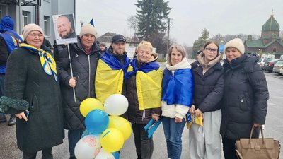 Військового Павла Демчука, який перебував у полоні, зустріли у Ярмолинцях