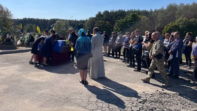 У Сумах поховали загиблого військового Сергія Пальчуна