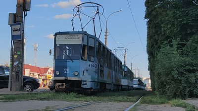 ДТП в центрі Житомира – рух трамваїв заблокований