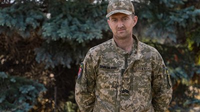 Боєць 128-ої бригади тероборони Дніпра Станіслав Боєць 128-ої бригади тероборони Дніпра Станіслав