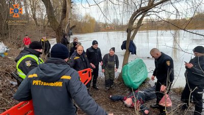 У Вінниці під лід провалилися двоє чоловіків