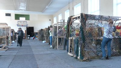 У Черкасах волонтери створюють маскувальний одяг для військових