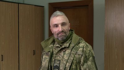 Сергій "Мурзік", військовий 104 бригади ТрО Сергій "Мурзік", військовий 104 бригади ТрО