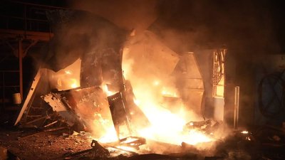 Обстріл, пожежа, обстріл Одещини вночі 13 травня 2026 року
