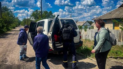 З Куп'янської громади евакуюють людей З Куп'янської громади евакуюють людей