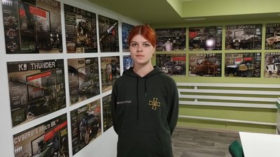 Даріна Баранова, курсантка коледжу з посиленою військовою підготовкою Даріна Баранова, курсантка коледжу з посиленою військовою підготовкою