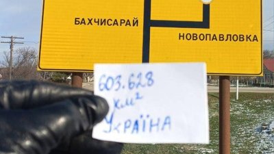 День соборності — акція спротиву "Жовтої стрічки" у Криму 22 січня