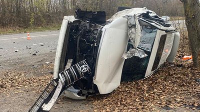 На Черкащині зіткнулись два легковики: є травмовані