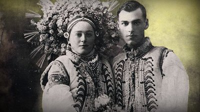 Фотографія, кушніри, Михайло Гнатюк, Софія Гнатюк, Франківщина, Корнич