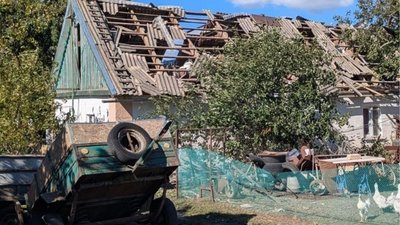 Наслідки удару РФ по Запорізькій області