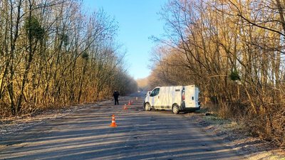 Місце аварії в Могилів-Подільському районі