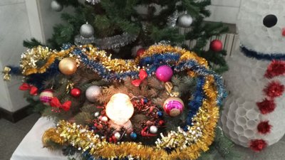 Вифлеємський вогонь на вокзалі в місті Знам'янка Вифлеємський вогонь на вокзалі в місті Знам'янка