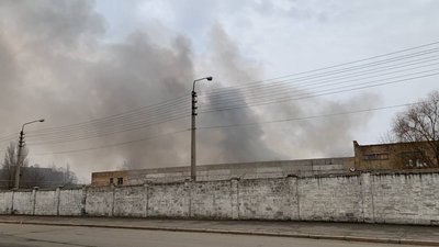 Пожежа на складі лакофарбових матеріалів Пожежа на складі лакофарбових матеріалів