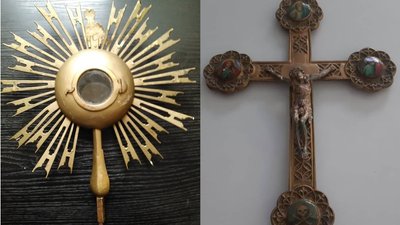 Церковні раритети, вилучені на закарпатській митниці, передали до Національного музею історії України Церковні раритети, вилучені на закарпатській митниці, передали до Національного музею історії України