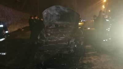 Водій авто у Харкові, який виїхав на колії та загорівся, був п'яний — поліція