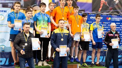 Одеська збірна з настільного тенісу завоювала "бронзу" на чемпіонаті України