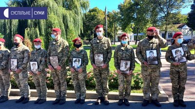 У Сумах згадали військових 27-ї артбригади, які загинули на Луганщині у 2014 році