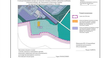 У Полтаві розширили сектор почесних поховань на Затуринському кладовищі: що змінилося