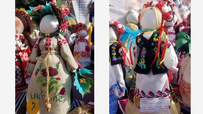 Майже 200 ляльок-мотанок сформували мапу Рівненщини: вироби продаватимуть, щоб підтримати ЗСУ Майже 200 ляльок-мотанок сформували мапу Рівненщини: вироби продаватимуть, щоб підтримати ЗСУ